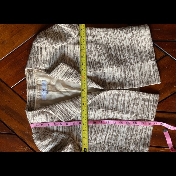 Zara Woman Cropped Tweed Open Jacket. - Picture 3 of 5